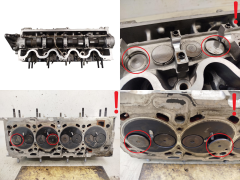 Testata cilindri Fiat Opel SAAB 55193091 1.9 JTD 8V 4