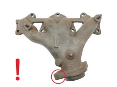 Collettore scarico 8200725575 8200191350 6001548025 1.4 1.6 Dacia Renault