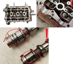 Testata cilindri Toyota Aygo 1KR 1611541580 1.0 12v C1 107 2