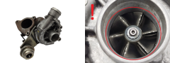Turbocompressore 9644384180 0375F9 2.0 HDI 16v Garrett Citroen C8 807 Peugeot