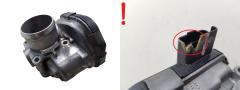 Valvola corpo farfallato Citroen Peugeot 9673534480 1.6 HDI Delphi 2607