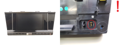 Schermo Navi Citroen DS7 9818615980 9818608780
