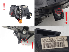 Anello scorrimento airbag V7700432854 7701045279 Renault Clio 2 Lucas 29