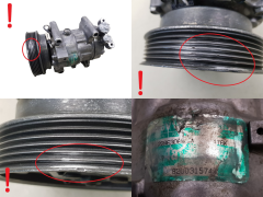 Compressore Aria Condizionata 8200315744 SD6V12 1416K Sanden Renault 67