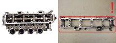 Testata cilindri Citroen Peugeot Ford 9643477110 0200CN 1.4 HDI TDCi 8v 3