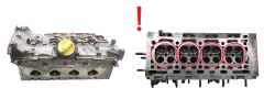 Testata cilindri 1640 7701475605 2.0 16v Turbo F4R776 Renault