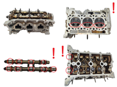 Testata cilindri 1642R-3 110417920R 0.9 TCE H4B Dacia Renault