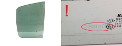 Finestrino porta Destro Posteriore Renault Clio 2 AS2 7700842897