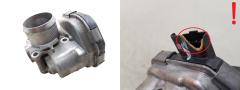 Valvola corpo farfallato Citroen Peugeot 9673534480 1.6 HDI Delphi 2521