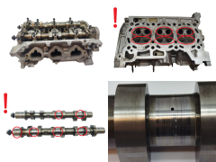 Testata cilindri Renault 1642R-5 110417920R 0.9 TCE H4B S55