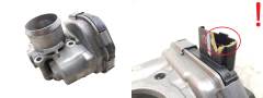 Valvola corpo farfallato Citroen Peugeot 9673534480 1.6 HDI Delphi 2568