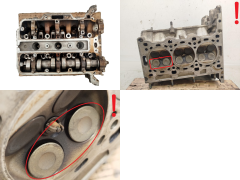 Testata cilindri Opel 90400233 1.0 12V Z10XE 2