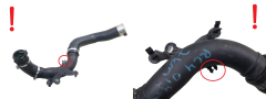 Tubo aria compressa 144604208R 0.9 TCE Dacia Sandero 2 Renault Captur Clio 4