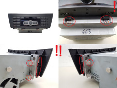 Radio lettore CD Navi Mercedes-Benz C A2049009807 A2049011803 A1729021303