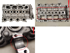 Testata cilindri Ford PSA Volvo 9655911480 9644994680 1.6 16V TDCI G8DB 18