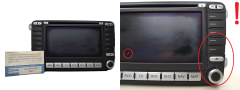Radio lettore CD Navi VW Golf 1K0035198C 7612002071 Blaupunkt 0282