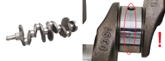 Albero Motore 0391 8200382457 122011649R 1.5 DCI K9K772 Renault Dacia Nissan
