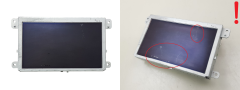 Display navigatore MMI Audi 4F0919603A BE6349 Becker 1060