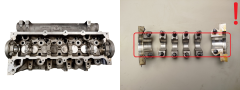 Testata cilindri Renault 2968F2 110415795R 7701477400 1.5 DCI Siemens