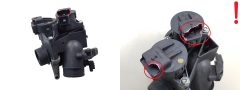 Valvola corpo farfallato Citroen Peugeot Mini 9686487880 1.6 HDI Delphi