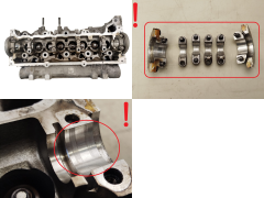 Testata cilindri Renault Nissan 7760 F2 7701473181 1.5 DCI
