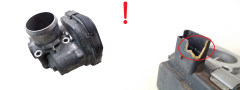 Valvola corpo farfallato Citroen Peugeot 9673534480 1.6 HDI Delphi 2440