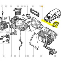 Centralina Comfort Originale Renault Kangoo AC 8200095112