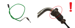 Sensore Temperatura Gas Scarico 226400160R 1.5 dCi Dacia Renault