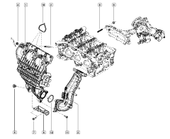 Guarnizione, sigillo Nuovo Originale Renault Nissan 1.4 8v 1403500Q0K