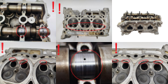 Testata cilindri 1642R-8 110417920R 0.9 TCE H4B Dacia Renault S87