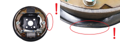 Piastra copridisco freno Szczęk Destra 440000592R Dacia Spring