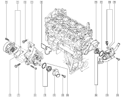 Guarnizione, sigillo Originale Renault Nissan 1.4 TCe H4F 110620001R