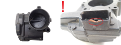 Valvola corpo farfallato V757669780-02 A2C53279370 PSA Mini 1527