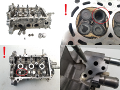 Testata cilindri 1.0 VVti 1KR742 EGR Toyota IQ 11101-40031