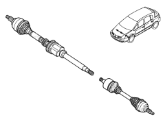 Albero di trasmissione Destra Originale Renault Vel Satis 2.0 8200387369