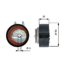 Tendicinghia Originale Citroen Peugeot 407 C5 2.7-3.0 HDI 9814121580