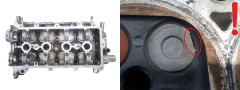 Testata cilindri Toyota Yaris 1.3 16V VVT-i 2SZ-FE