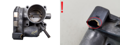 Valvola corpo farfallato VWAG 1.4 030133062A 0280750049 Bosch 2445