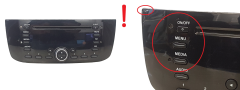 Radio lettore CD Fiat Punto Evo 7355354400 F199FL Delphi 1072
