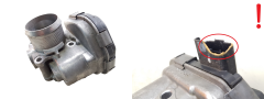 Valvola corpo farfallato Citroen Peugeot 9673534480 1.6 HDI Delphi 2522