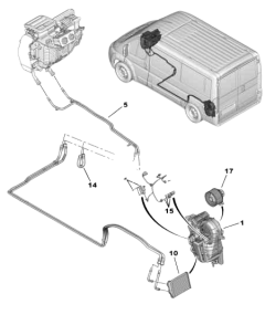Cablaggio interno Originale Jumper Boxer Ducato 3 643653