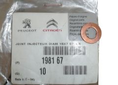 Guarnizione iniettore Nuovo Originale 1981.67 198167 Citroen Peugeot 2 2.7 HDI