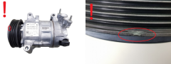 Compressore Aria Condizionata 9827528980 9827552180 Valeo VC S-12E Citroen Peugeot