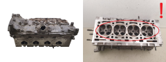 Testata cilindri 1640 7701475605 2.0 16v Turbo F4R760 Renault