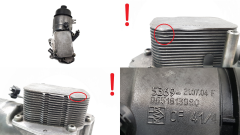 Alloggiamento Filtro Olio 9651813980 1103P0 1.6 HDI TDCi Citroen Peugeot Ford