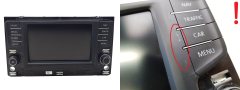 Display radio Navi Volkswagen 3G0919605D A2C93427300 ABT Std2 Nav