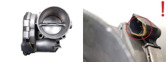 Valvola corpo farfallato Alfa Romeo Iveco Opel 0280750073 Bosch 2525