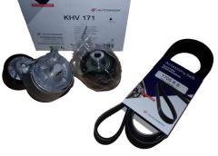 Cinghia di trasmissione Kit Fare Citroen Peugeot KHV171 1613844480 Hutchinson