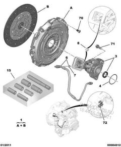 Tubo idraulico Originale Citroen Peugeot C4 C5 3008 508 2156H8