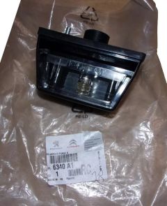 Luce targa Originale 6340A1 6340.A1 Citroen Peugeot